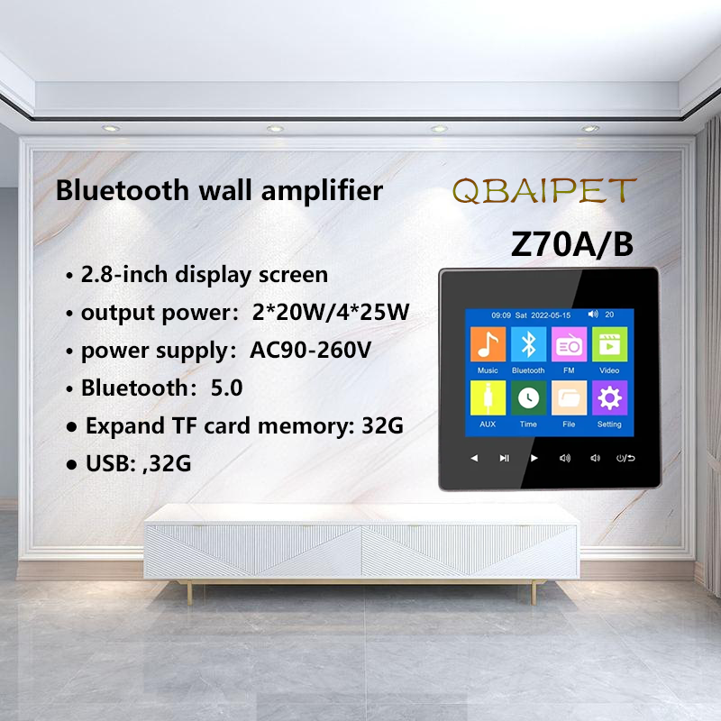 Audio Music Background Free - Amplificador de pared Bluetooth para el