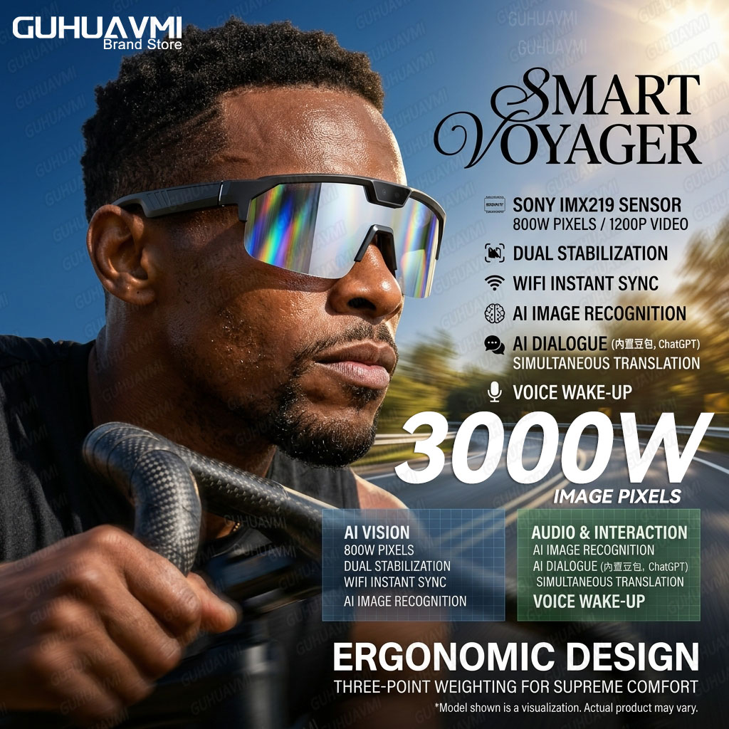 Audio Hd Music - Gafas Inteligentes Fotocromáticas con Cámara HD