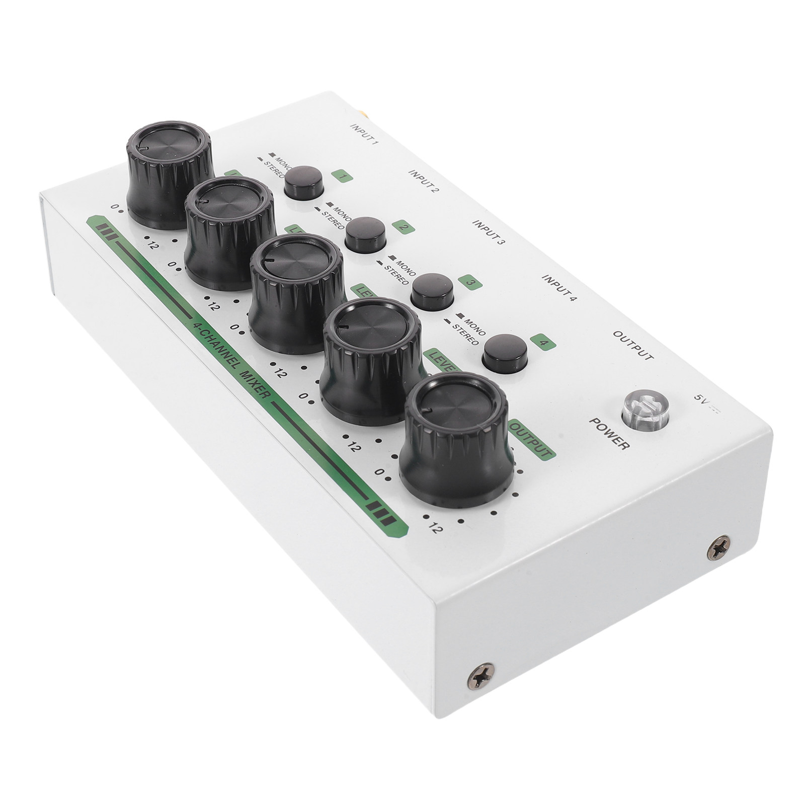 Audio Mixer 4 Channel - Mezclador de Audio Compacto de 4
