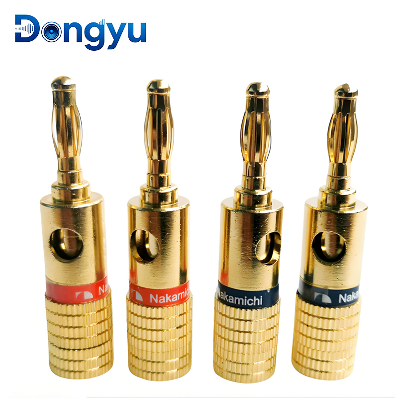 Audio Music Sound - Conectores Banana Nakamichi de 4 mm,