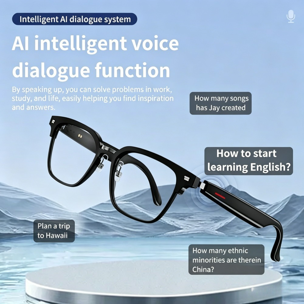 Audio Hd Music - Gafas Inteligentes con Traductor IA E13,