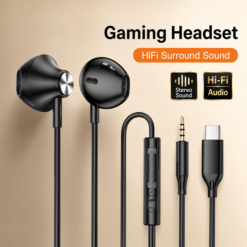 Audio Hd Music - Auriculares envolventes HiFi, sonido estéreo de