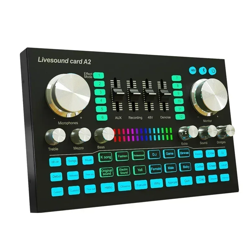 Audio Music Sound - Tarjeta de sonido A2, tarjeta de