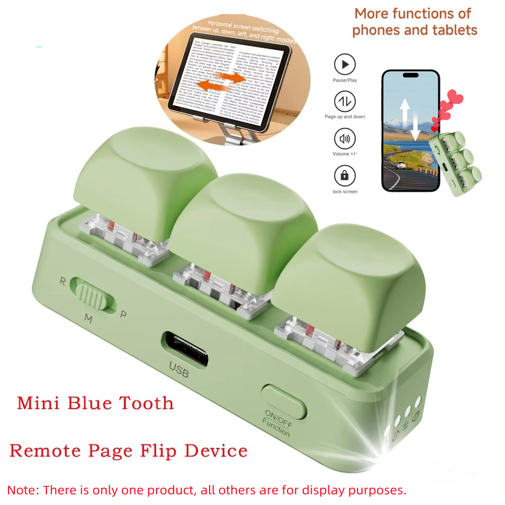 Music Audiobook - Control Remoto Bluetooth para Pasar Páginas,