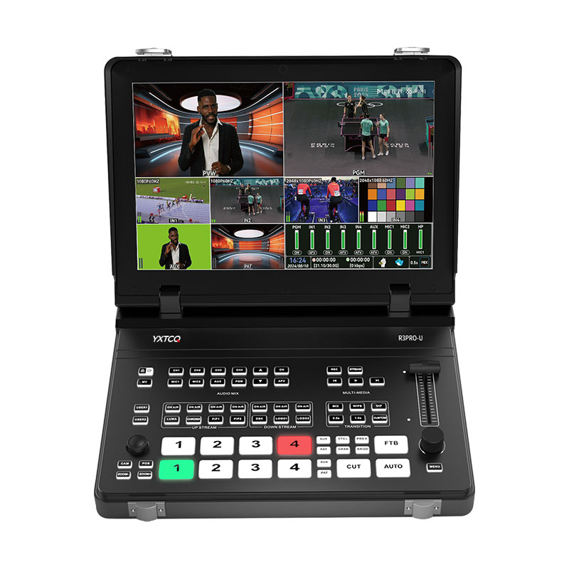 Audio Mixer 4 Channel - Mezclador de vídeo en directo 4K