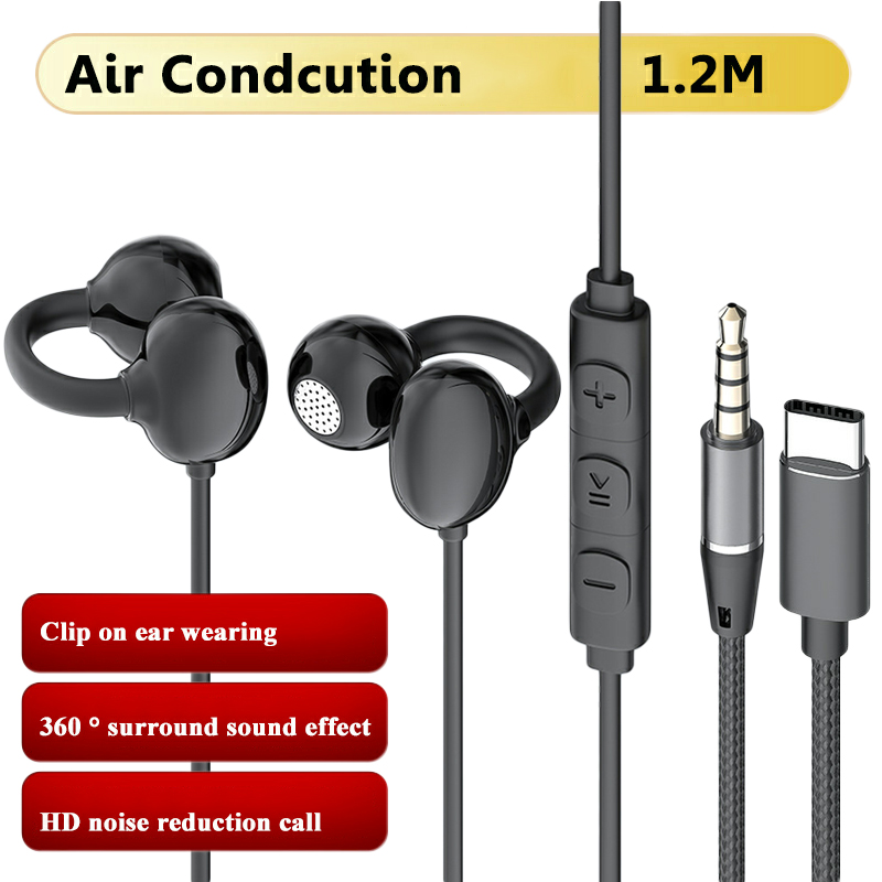 Audio Hd Music - Auriculares con cable de oído abierto