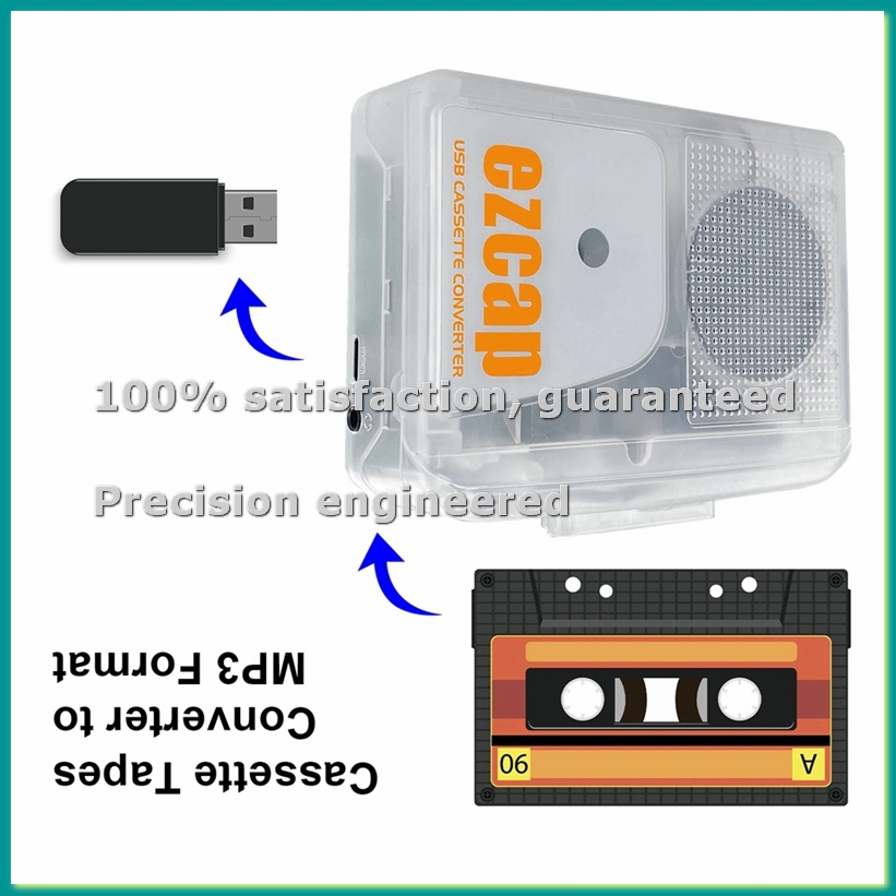 Audio Music File - Reproductor de Casetes USB, Convertidor de