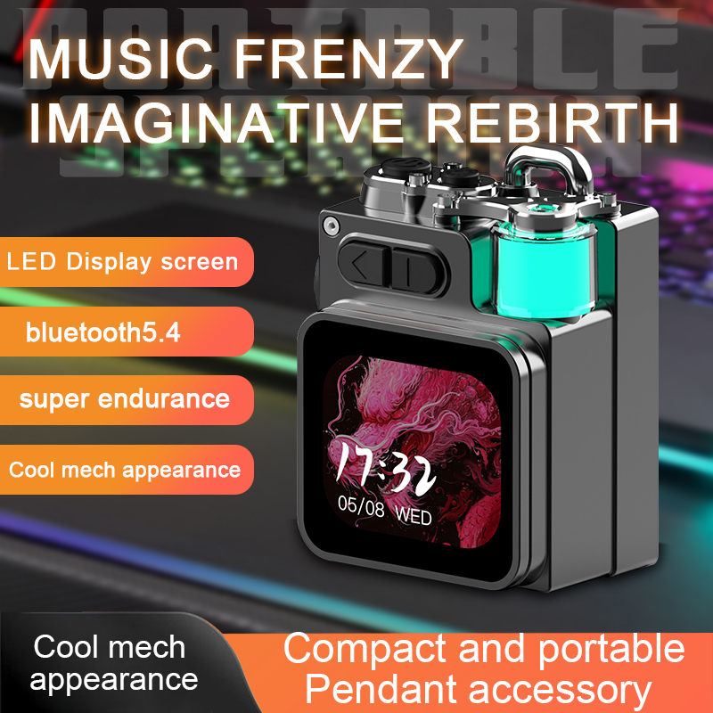 Audio Music Player App - Altavoz Bluetooth con pantalla táctil inteligente,