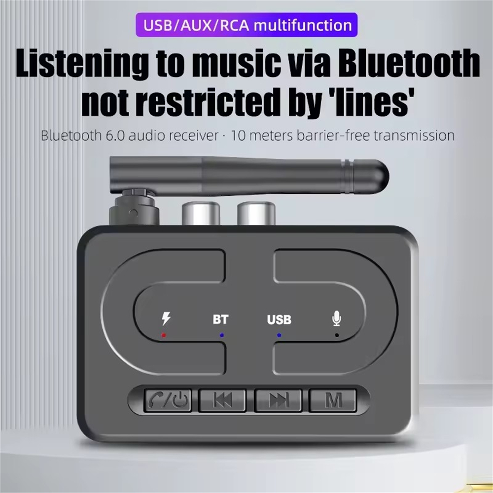 Audio Hd Music - Receptor de Audio Bluetooth 6.0, Adaptador