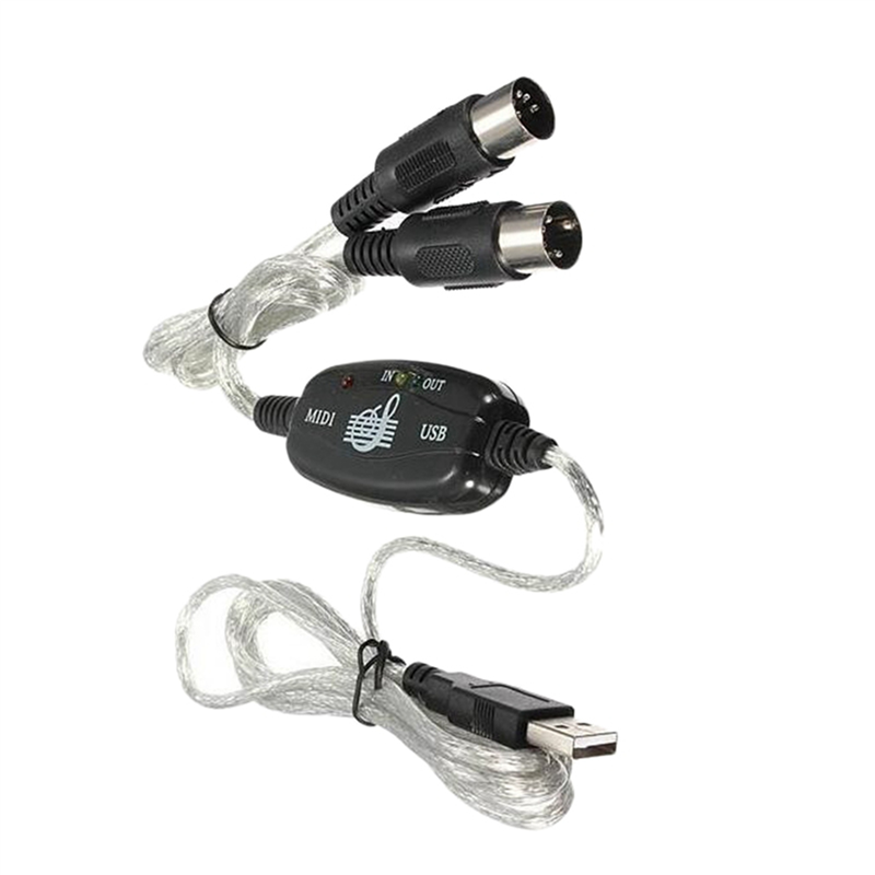 B50B-2X USB a MIDI 5Pin Cable  - Audio Music Editing reseña y precio