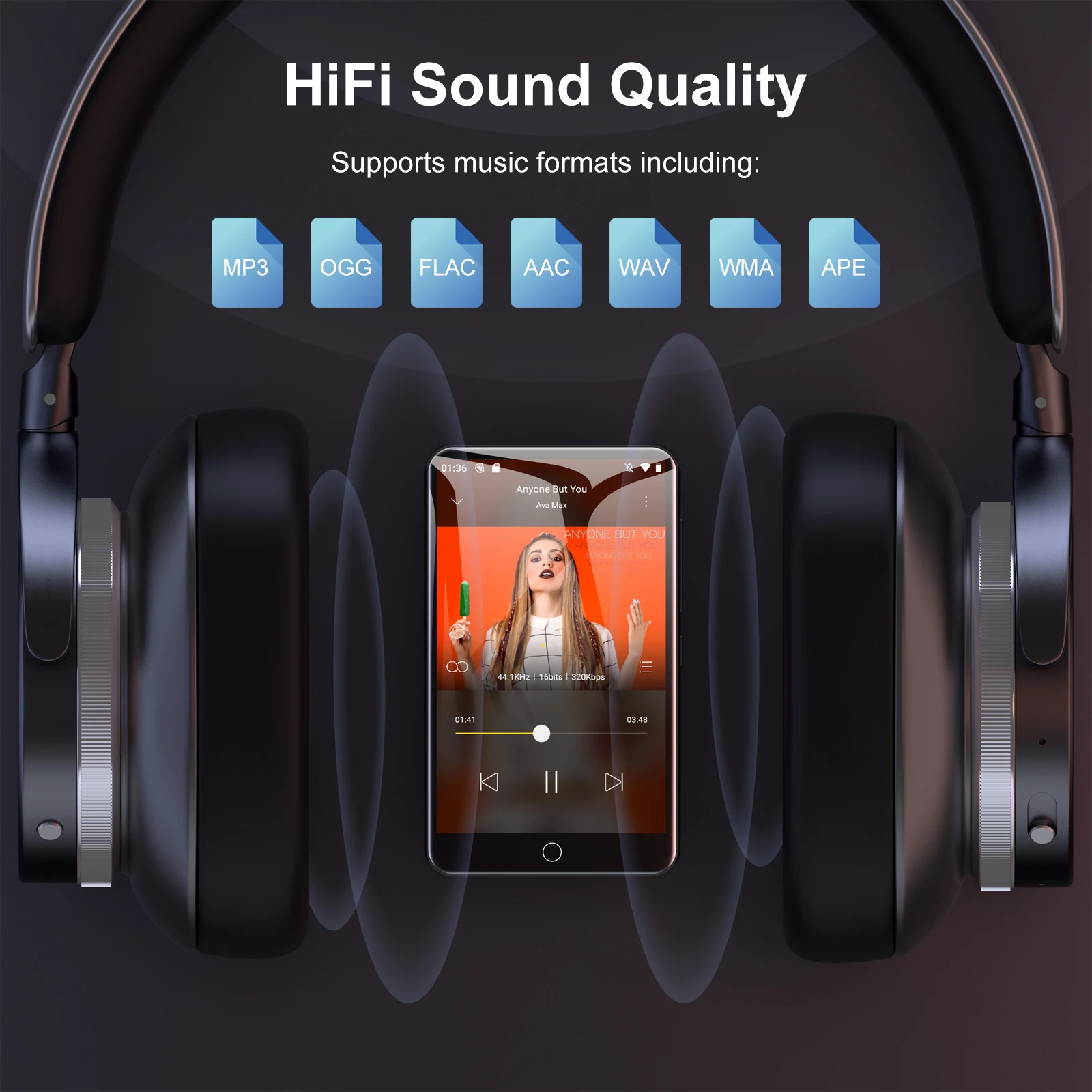 Reproductor MP3 MP4 HiFi de 80 - Music Audiobook reseña y precio
