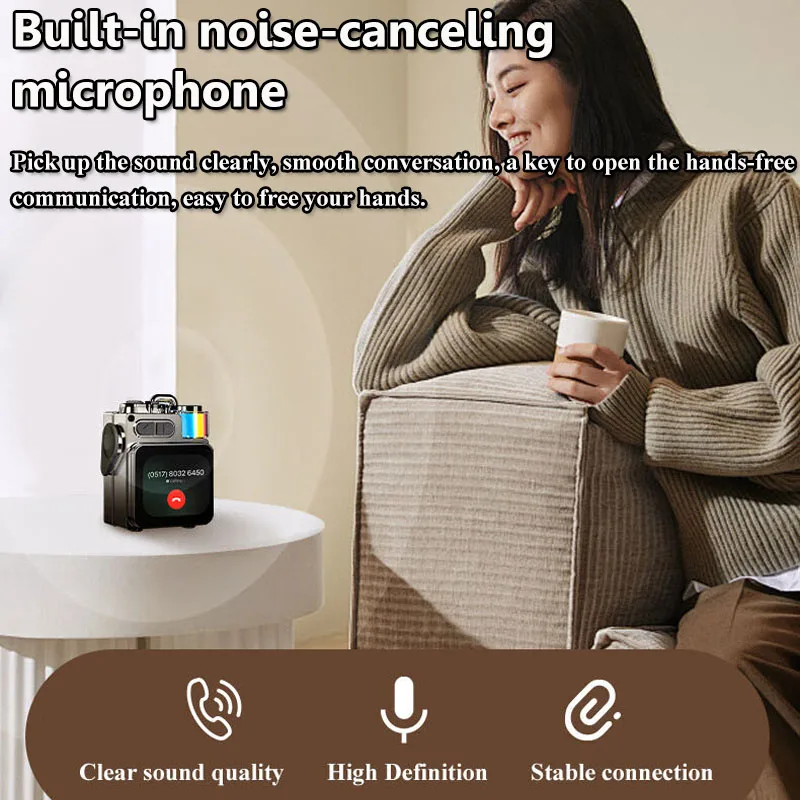 Altavoz Bluetooth con pantalla - Audio Music Player App reseña y precio
