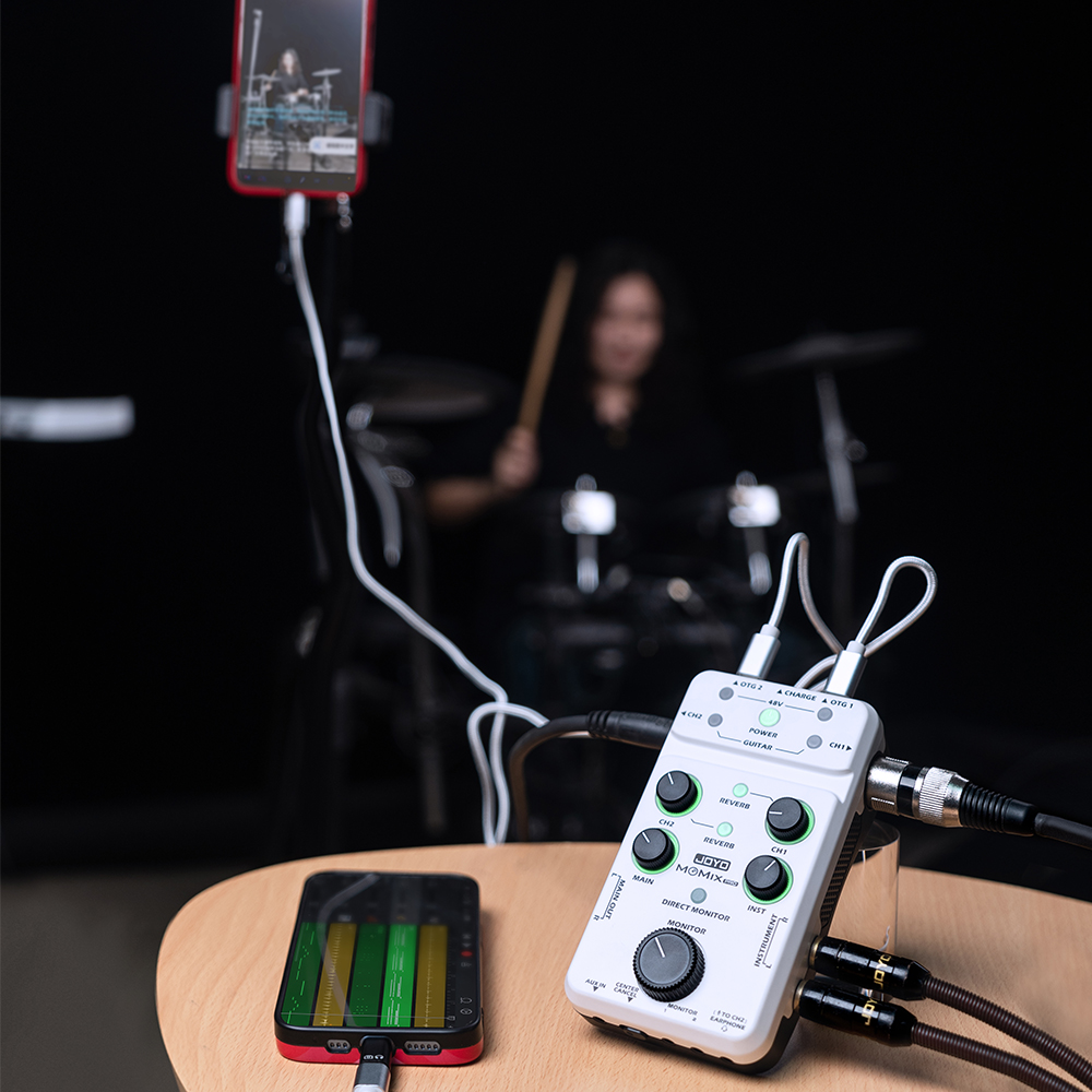 Mezclador de Audio JOYO MOMIX  - Audio Music Sound reseña y precio