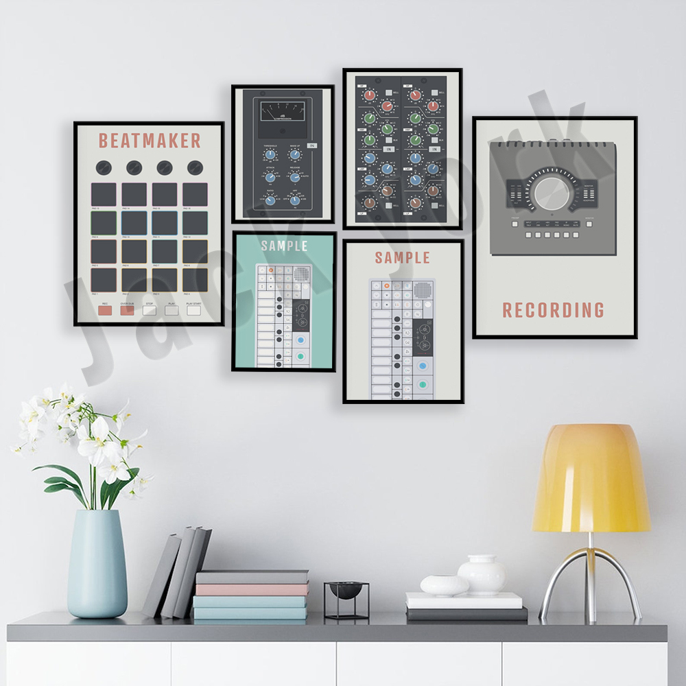 Póster de productor de música, - Audio Music File reseña y precio