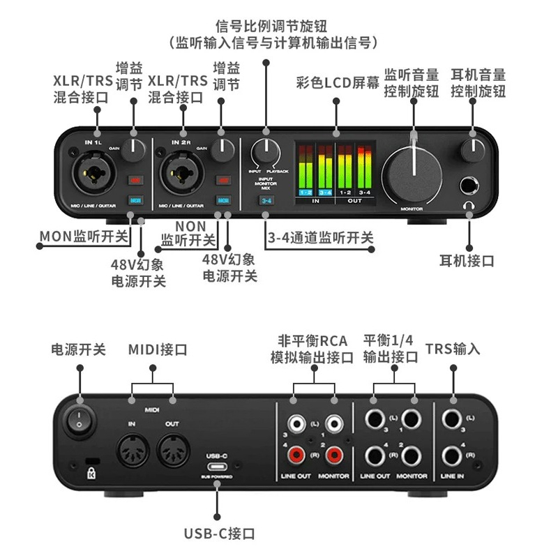 Tarjeta de Sonido M2 M4 M6 par - Music Audiobook reseña y precio