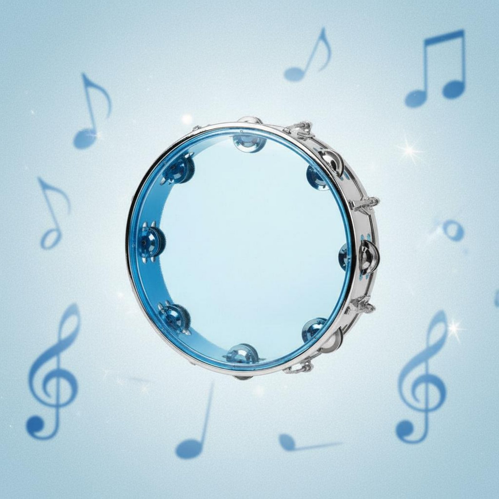 Pandereta de Doble Fila con So - Audio Music File reseña y precio