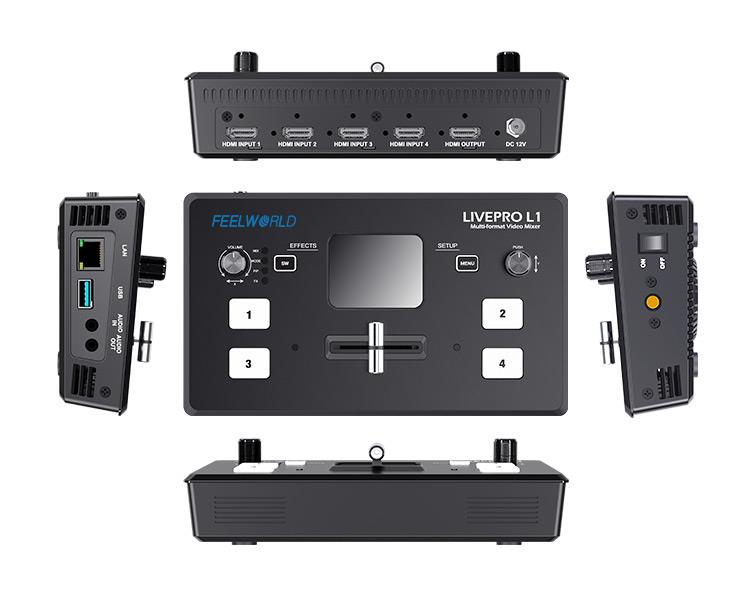 FEELWORLD LIVEPRO L1 4xHDMI En - Audio Mixer 4 Channel reseña y precio