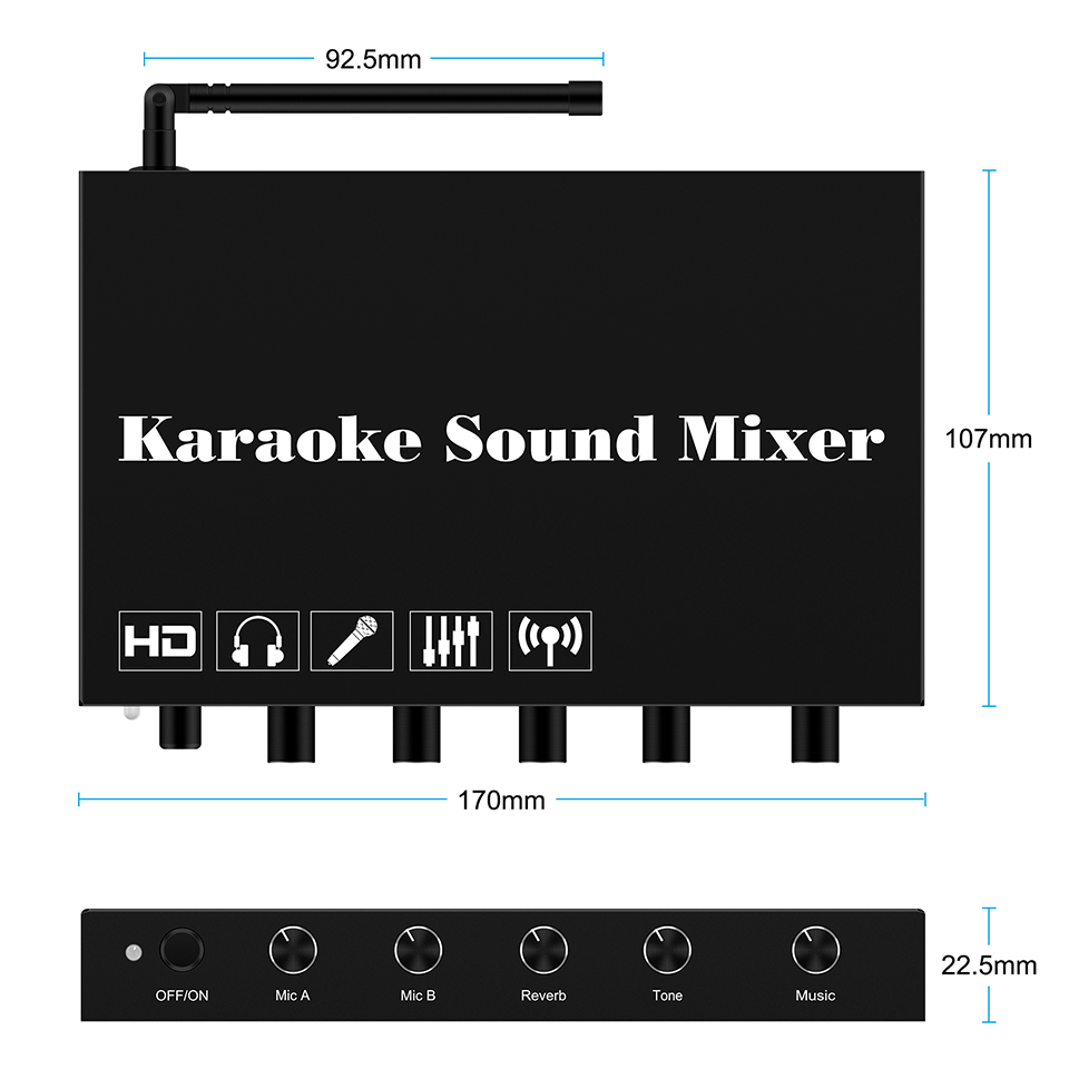 Mezclador de Audio controlador - Audio Music Sound reseña y precio