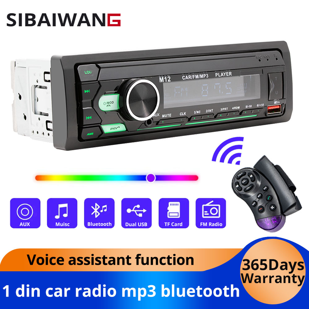 Radio de coche 1 DIN con repro - Audio Music Player App reseña y precio