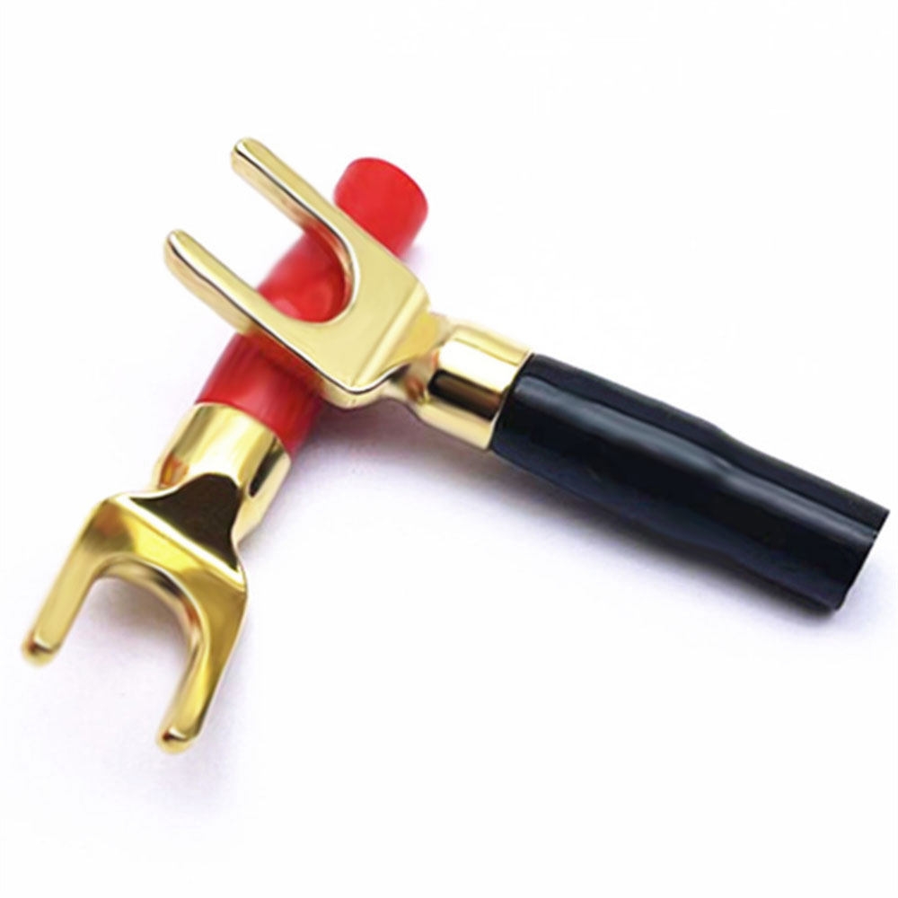 Enchufes Banana Hi-Fi tipo Y,  - Audio Music Sound reseña y precio