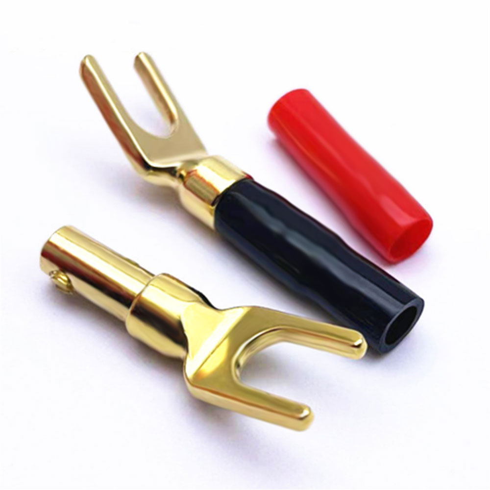 Enchufes Banana Hi-Fi tipo Y,  - Audio Music Sound reseña y precio
