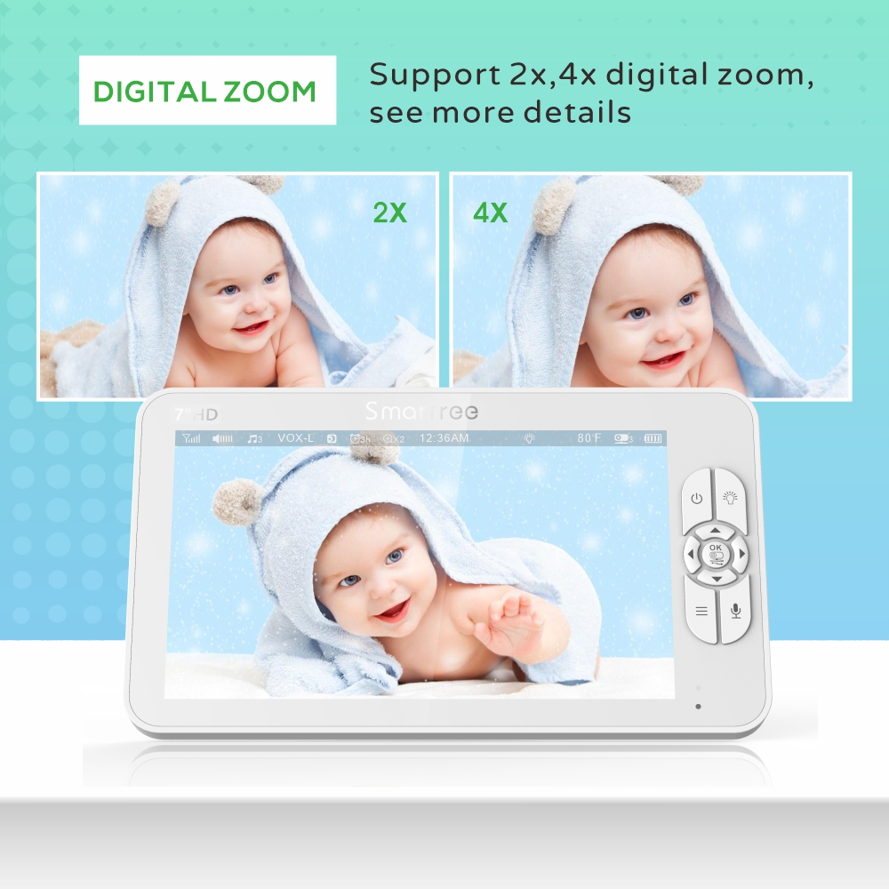 Monitor para bebés con vídeo H - Audio Hd Music reseña y precio