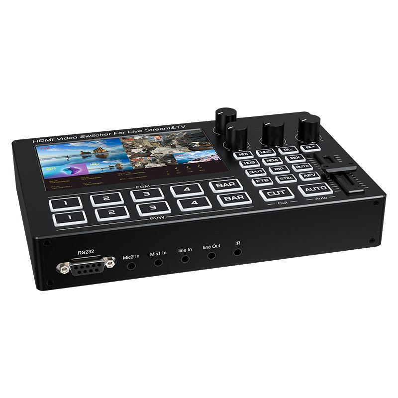 Mezclador de Video HDMI de 4 C - Audio Mixer 4 Channel reseña y precio