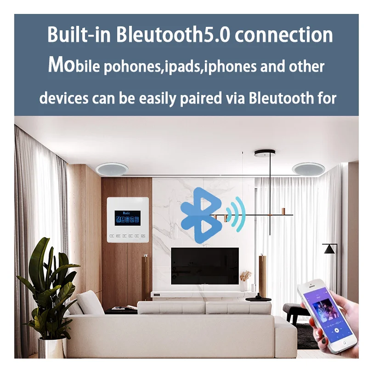 Mini amplificador Bluetooth, r - Audio Music Store reseña y precio