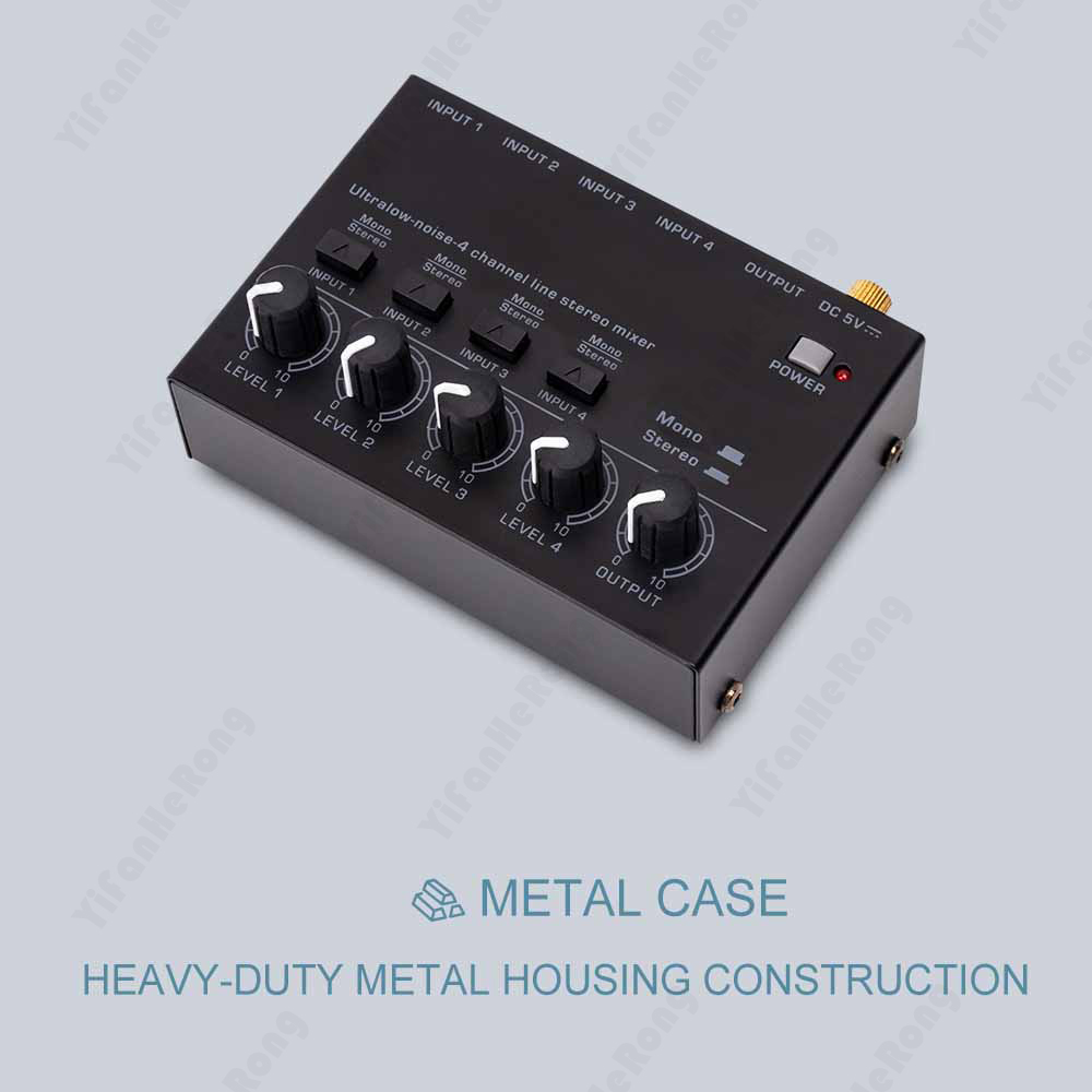 Mezclador MAX400 Mini mezclado - Audio Mixer 4 Channel reseña y precio