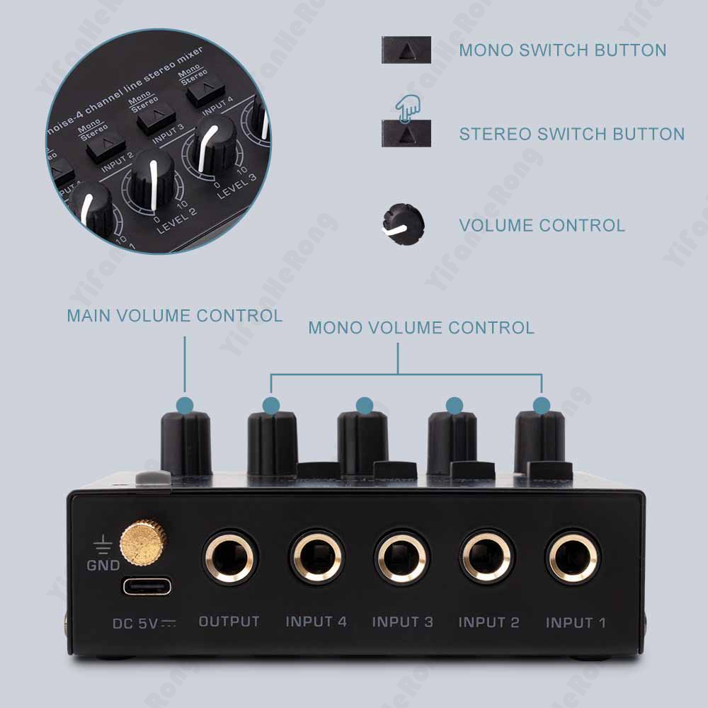 Mezclador MAX400 Mini mezclado - Audio Mixer 4 Channel reseña y precio