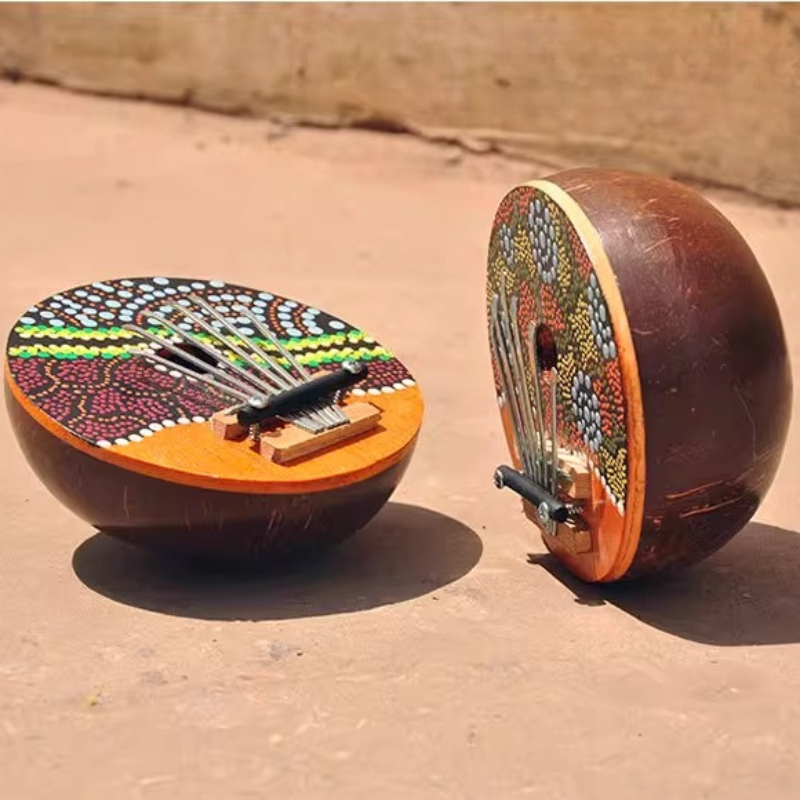 Kalimba de cáscara de coco, 7  - Kalimba Thumb Piano reseña y precio
