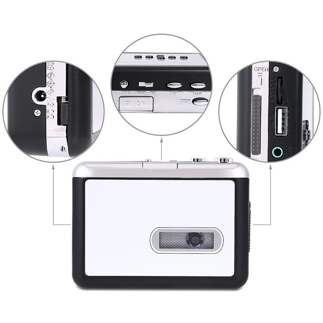 Ezcap 231 USB Cassette Tape re - Audio Music File reseña y precio