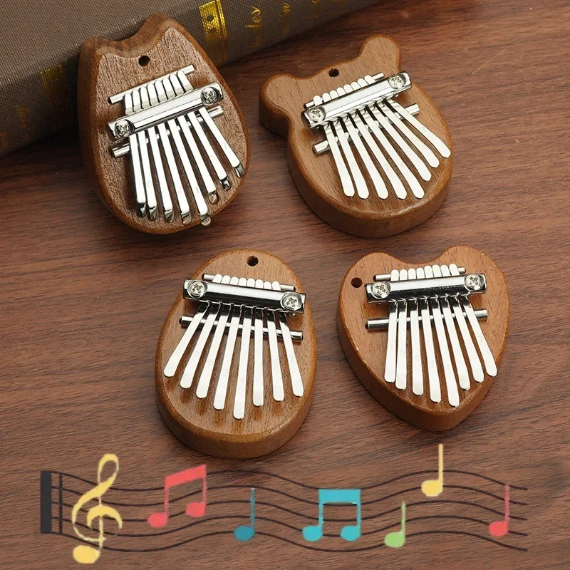 Mini Kalimba de madera de 8 te - Kalimba Thumb Piano reseña y precio
