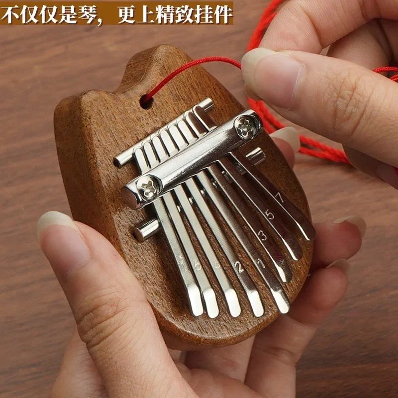 Mini Kalimba de madera de 8 te - Kalimba Thumb Piano reseña y precio