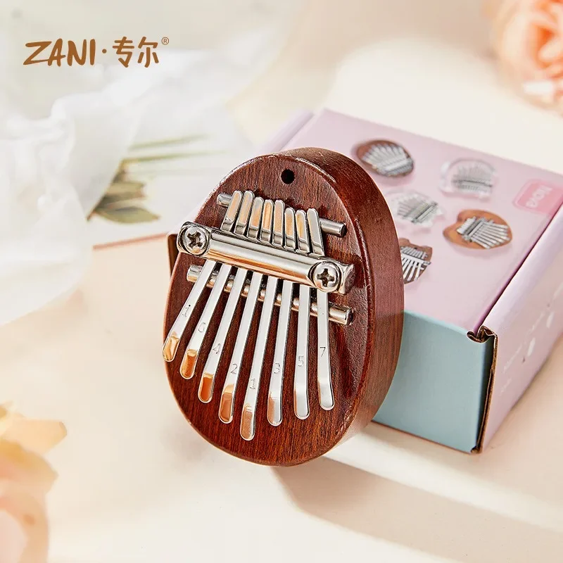 Mini Kalimba de madera de 8 te - Kalimba Thumb Piano reseña y precio