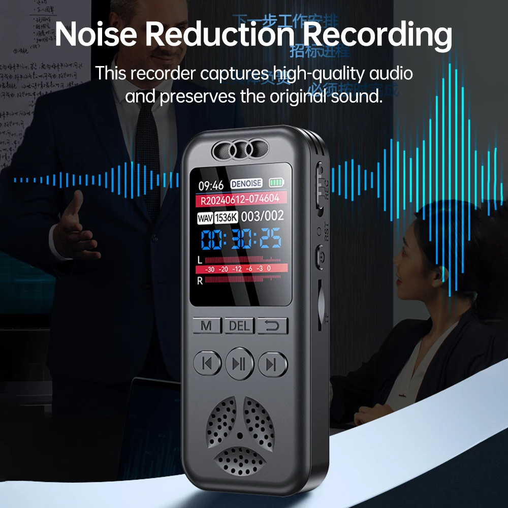 Grabadora de voz Digital de 16 - Audio Music File reseña y precio
